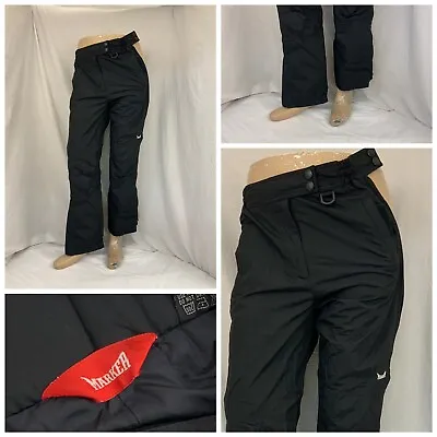 Marker Ski Pants Youth L Black Snap 100% Nylon Lined LNWOT YGI P1-784 • $26.99
