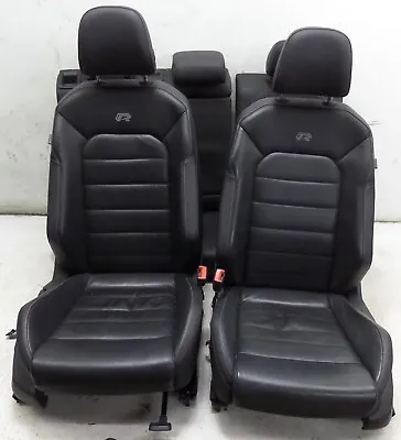 15-19 VW MK7 Golf R Black Leather Seats GTI MK7.5 OEM • $1499.99