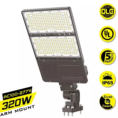 320W LED Shoebox Parking Lot Light Outdoor Street Security Lighting Dusk To Dawn • $170.18