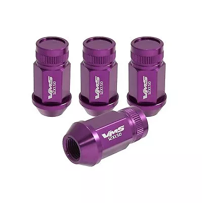 Vms 20 Purple 44mm Aluminum Closed End Tuner Lug Nuts Lugs Wheel Rims 12x1.5 Set • $59.95