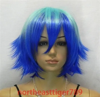 Hot Sell Fashion Sexy Short Multicolor Straight Women Lady Cosplay Hair Wig +Cap • $15.98