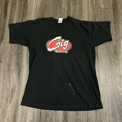 Vintage Single Stitch Rock N Roll Gig Magazine T-shirt  • $40