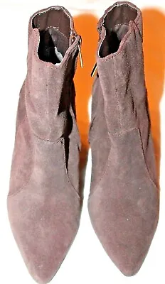  Victoria's Secret VS Angel Women's Brown Suede Bootie Boots Shoes Size 8 Medium • $29.99