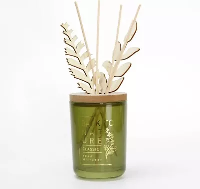 Exquisite Design 100ml Reed Diffuser With Wooden Leaves   Back To Nature  • £10.99