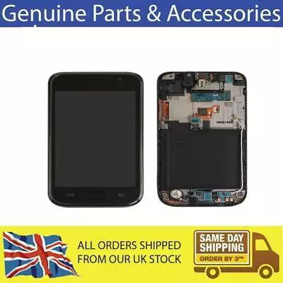 FOR SAMSUNG GALAXY S I9000 LCD TOUCHSCREEN DISPLAY WITH FRAME BLACK REPLACEMENT • £21.84