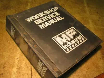 Massey Ferguson MF20 Tractor Loader Backhoe And Turf Workshop Service Manual • $75