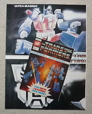 The Transformers #79 The New Leaders Are Here! Poster VG (1986) Marvel Comics UK • £20