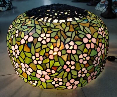 Vintage Tiffany Style Stained Glass Lamp Shade Table Lamp Replacement Lampshade • $220