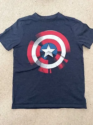 £3.99 • Buy Boys Marvel. Captain America Blue T-shirt, Gap Kids, Size XL (Age 10-12 Years)