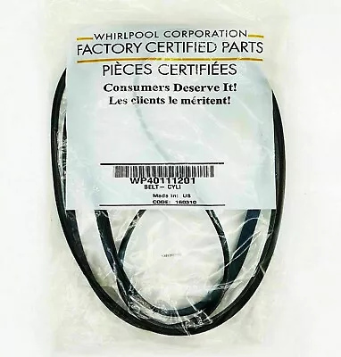 Genuine OEM FSP Whirlpool Dryer Belt 40111201 3387610 661570 661570V WP40111201 • $16.99