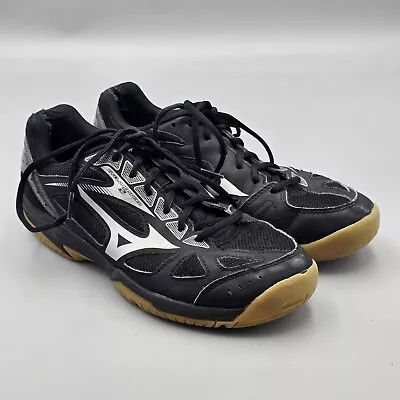 Mizuno Womens Size 10 US Wave Cyclone Speed 2 Black Volleyball Shoes *Read • $19.49