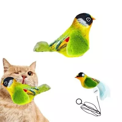 Electronic Sound Cat Toys Simulation Bird With Bird Chirping Pet Interactive Toy • $9.90