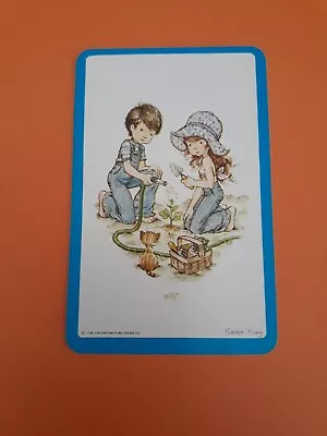 $3.50 • Buy Genuine Vintage,Swap/playing Cards,70s  Sarah Kay, Blank Back.