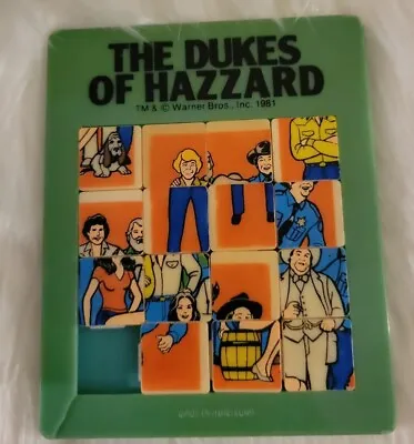 Vintage DUKES Of HAZZARD Characters Tray Sliding Puzzle • $29.99