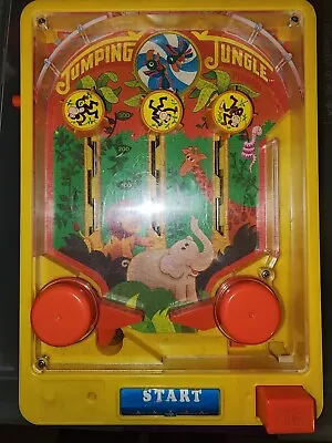 Vintage Tomy Jumping Jungle Table Top Pinball Machine • $10