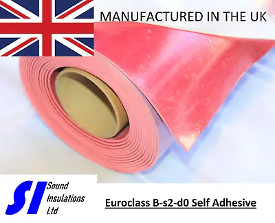 DeciLAM™ 1.2m X 2m 5Kg 3mm Building Insulation Euroclass B-s2-d0 Self Adhesive • £44.99