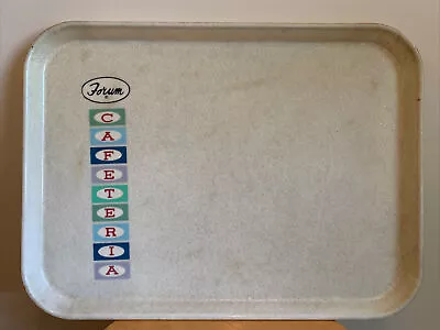 Vintage Mid Century Forum Cafeteria Serving Tray Fiberglass Camtray Retro 20x15” • $25