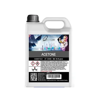 Acetone 100% PURE (propanone) Nail Polish Remover (2 LITRES TOTAL) • $32.50
