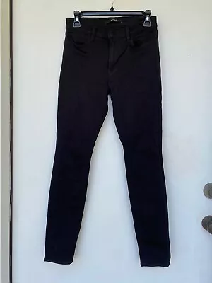 J Brand Women's Pants Jeans Maria Mid Rise Black Size 28 Stretched Skinny • $24.99