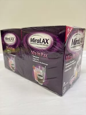 2X Miralax Osmotic Laxative Powder 20 Single Doses In Each Box. EXP. 1/25 • $33.97