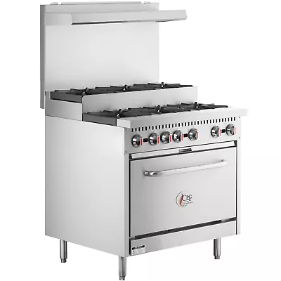 Natural Gas 6 Burner 36  Step-Up Range With 1 Standard Oven • $2193.51