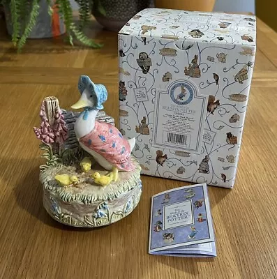 Beatrix Potter Jemima Puddle-Duck Rotating Music Box 199951 • £35