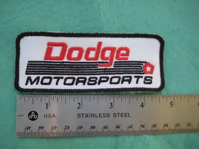 Dodge Motorsports Mopar  Racing Team Dealer Service Parts Uniform  Patch • $12