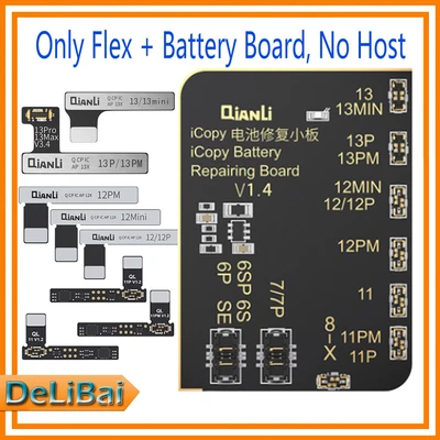 $175.99 • Buy Batter Board + 8x Flex For Qianli Battery Data Corrector ICopy Plus Power Update