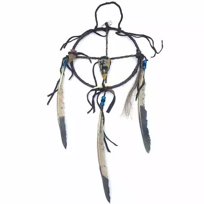 Navajo Medicine Wheel With Deer Painted Arrowhead 6  Hoop • $32