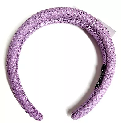 J.Crew Woven Oversized Headband Radiant Orchid Purple One Size Woven BQ167 NWT • $26