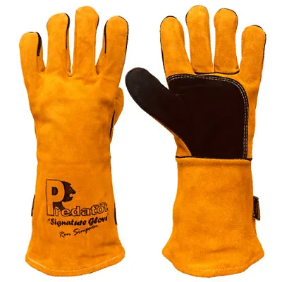 High Quality Affordable Signature Mig Gauntlet Welding Gloves Predator By Ron • £9.99
