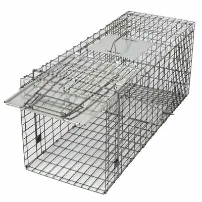 32  Animal Trap Humane Capture Steel Cage For Rodent Control Squirrel Raccoon • $33.58