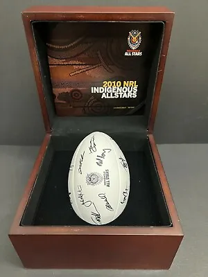 Nrl Indigenous All Stars Signed Replica Steeden Display Case Limited Edition  • $249.95