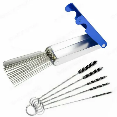 18PCS Carburetor Carb Jet Cleaning Tools Set Wire Cleaner Kit For Motorcycle ATV • $7.78