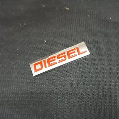 1x Red DIESEL Chrome Metal Badge Sticker Decal Emblem Motor GT 4x4 Edition Turbo • $8.98