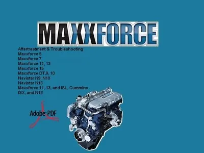 $52 • Buy Maxxforce-Service Repair Manual-Diesel Engines-Full-Fast Download-2020