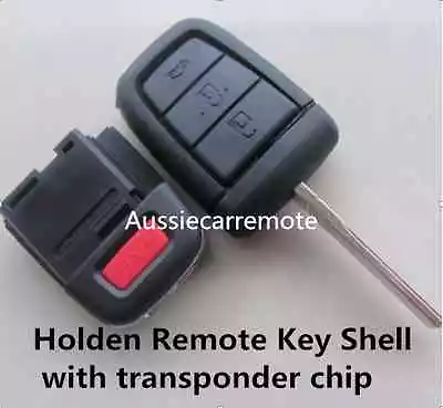 Holden Commodore VE Remote Key Shell Case With Transponder Chip  • $23