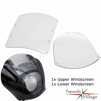 Quarter Motorcycle Fairing Clear Windshield Kit For Harley Sportster XL 1200 883 • $19.51