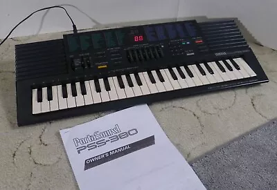 Yamaha PSS-380 PortaSound 49 Mini Keys Synthesizer Electronic Keyboard Synth • £39