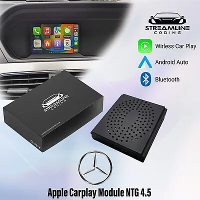 Mercedes Wireless Apple Carplay Android Auto Retrofit A B C NTG 4.5 Becker Map • £274.48