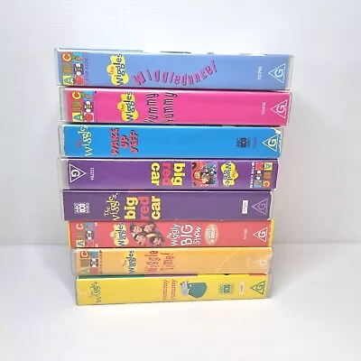 The Wiggles VHS Bundle ×8 Original Cast ABC KIDS Children' Kids Show Lot 1 • $64.90