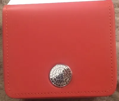 £60 • Buy Red OMEGA Watch Box With Outer Box, Omega Booklet.