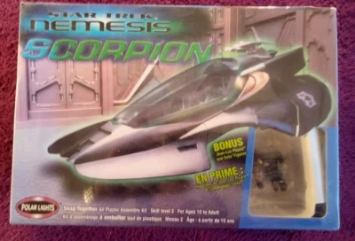 £41.90 • Buy Polar Lights 1:24 STAR TREK Nemesis: SCORPION Fighter Model Kit #4203 *BNISB*