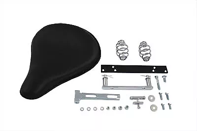 HARLEY Black Leather Solo Seat And Mount Kit Fits 1984-1999 FXST  1986-1999 FLS • $333.79