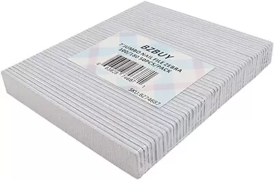 Bzbuy Jumbo Nail File 50 PCS Professional Double Sided 100/180 Grit Nail Files • $17.99