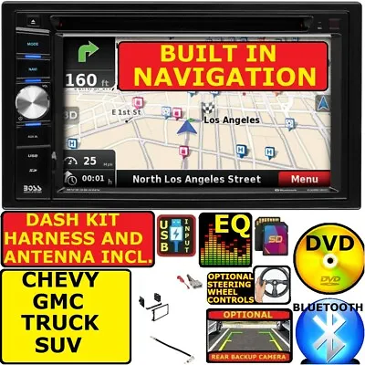 CHEVY-GMC TRUCK-VAN-SUV GPS NAVIGATION SYSTEM CD DVD USB Bluetooth Radio Stereo • $349.99