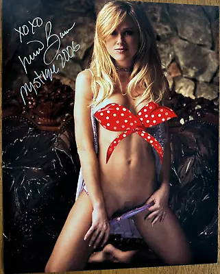 Nude Michelle Baena Playboy Model Mystique Magazine 8x10 Photo Signed Pick 1-6 • $25
