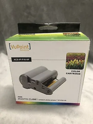 VuPoint Color Cartridge ACS-IP-P10-VP For Photo Cube Compact Printer SEALED • $13