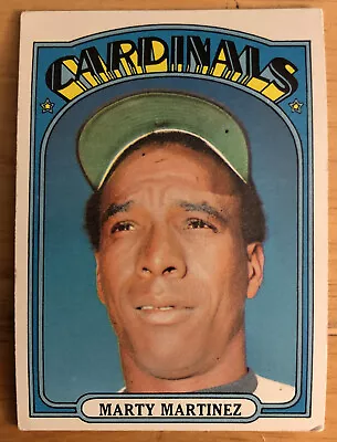 1972 Topps Marty Martinez Baseball Card #336 Cardinals Low-Grade Fair • $56.45