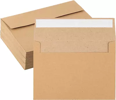 50 Pack Kraft Envelopes 4 X 6 Inch Brown EnvelopesA4 Envelopes Card Envelopes • $9.53